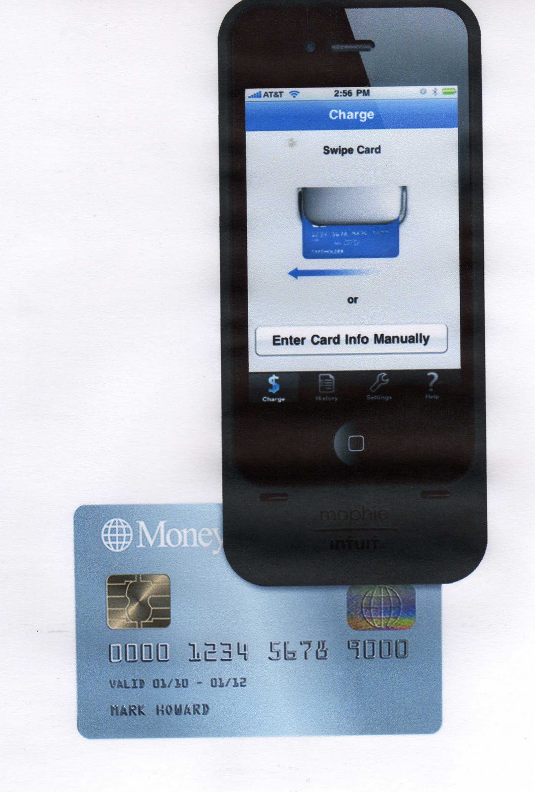 Worldwide Tech & Science CES 2011 GoPayment and mophie Credit Card