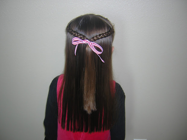 french braid heart hairstyle