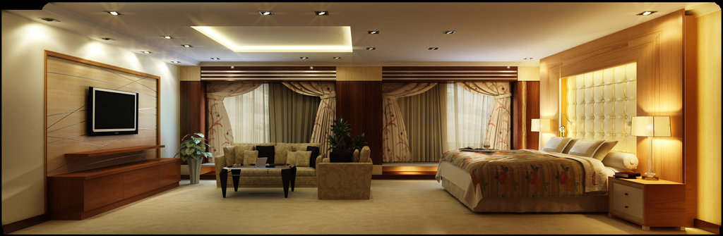 decoration ideas Elegant luxury romantic bedroom interior design Modern-contemporary-romantic-bedroom-home-interior-design-idea-with-luxury-comfortable-bed-design-and-with-elegant-living-area.
