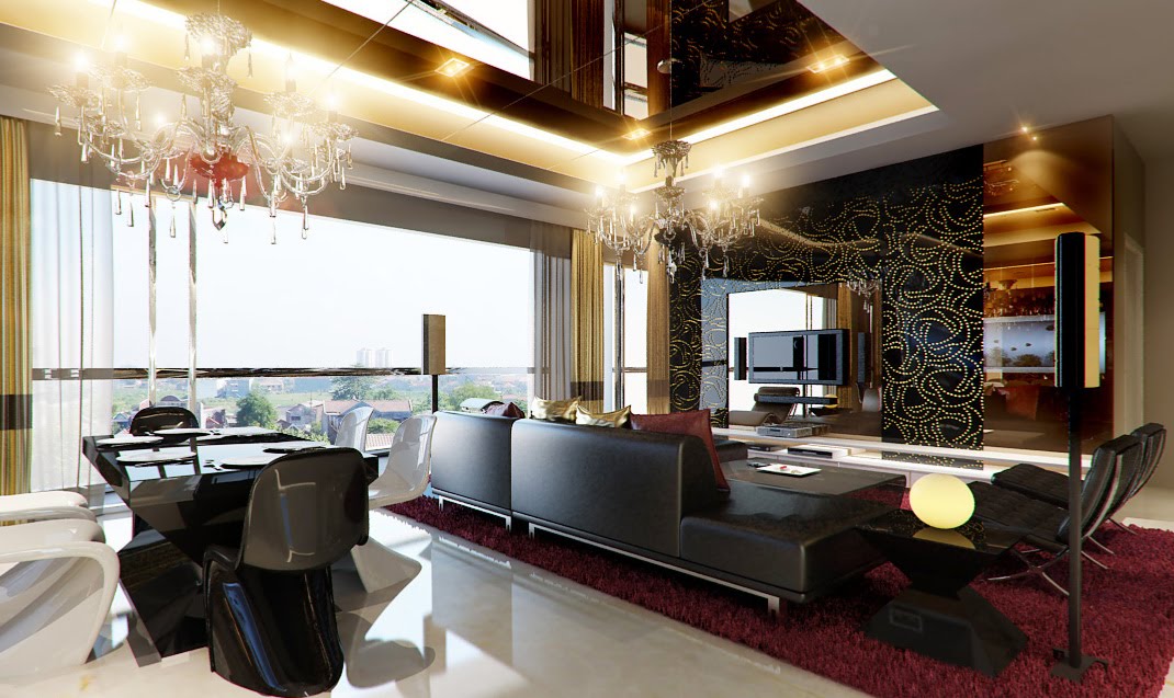 ... interior-design-idea-with-luxury-modern-leather-sofa-design-and-with ... interior-design-idea-with-luxury-modern-leather-sofa-design-and-with