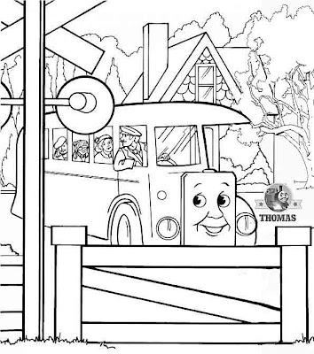 Bus Coloring Page Bus Coloring Page