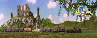 Scottish twin engines enjoy working on the fat controllers railway but long for glens of Scotland