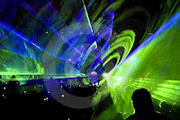 RAVE HOUSE PARTY LASER SHOW IN RGB COLOURS