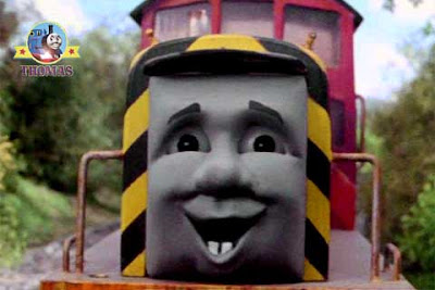 Tank engine salty the dockyard diesel arrived at his new job in the Sodor mountain mine quarry Tank engine salty the dockyard diesel arrived at his new job in the Sodor mountain mine quarry