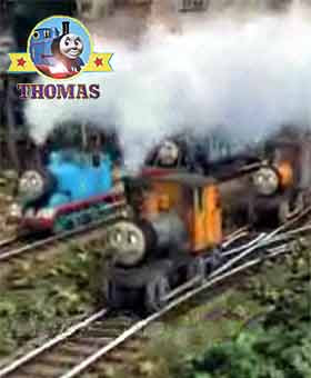 Misty island rescue Thomas the tank engine is delighted to meet this new friend the Logging Locos Misty island rescue Thomas the tank engine is delighted to meet this new friend the Logging Locos