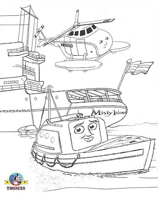 Thomas the Tank Engine Coloring Pages