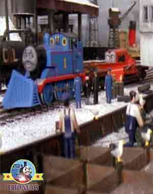 Thomas and Terence the tractor engine puffed through the swirling misty white Christmas snow showers Thomas and Terence the tractor engine puffed through the swirling misty white Christmas snow showers