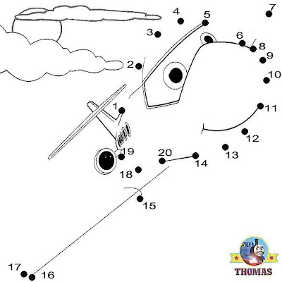 Fun online worksheets Sodor Jeremy the jet plane Thomas and friends dot to dot printables for kids Fun online worksheets Sodor Jeremy the jet plane Thomas and friends dot to dot printables for kids