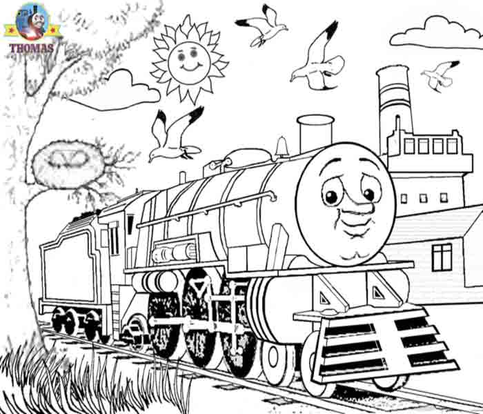 Art Printable Thomas coloring pages for kids print and colour posters title=