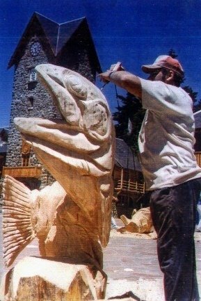 escultura en bariloche