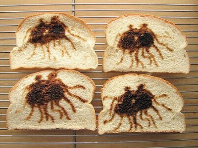 Flying Spaghetti Monster Toast