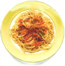 Spaghetti crying blood