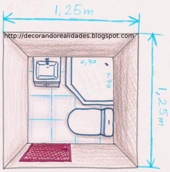 Decorando realidades: Planos de mini baños I