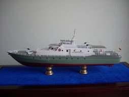 Miniatur kapal Patroli Kehutanan
