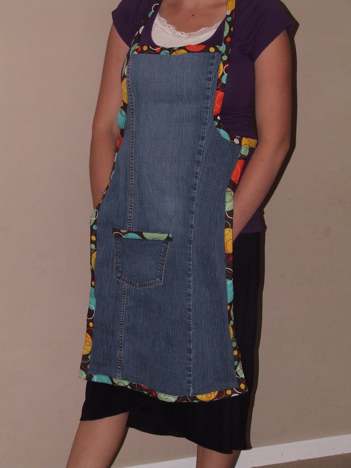 Tutorial Tuesday Pants to Apron Keeping it Simple