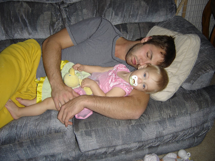 night time relaxing with daddy