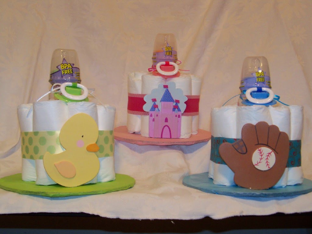 Miniature Diaper Cake