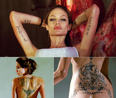 Tattoo-loving actress Angelina Tattoo-loving actress Angelina