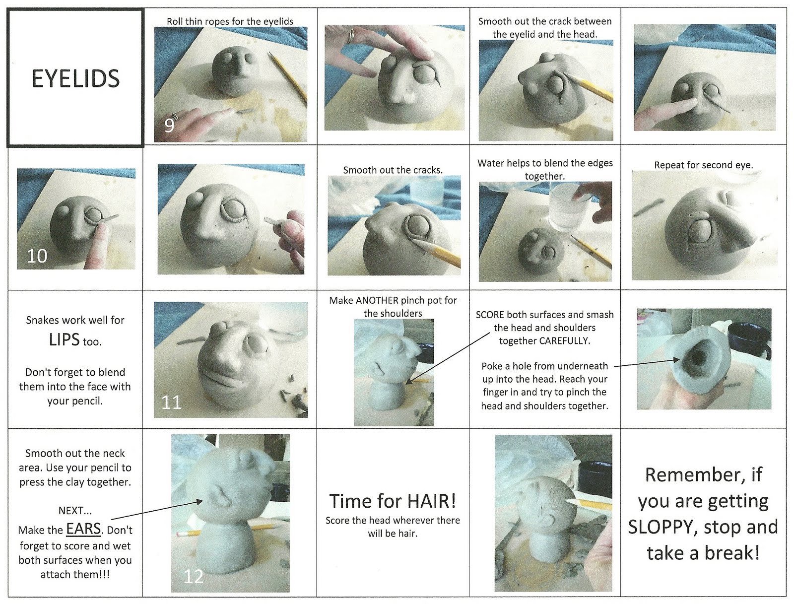 What is Emily Up To? Clay Bust for Father's Day