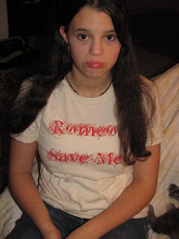Bethany waiting for Romeo to save her. (Notice the shirt w a quote from Taylor Swift)