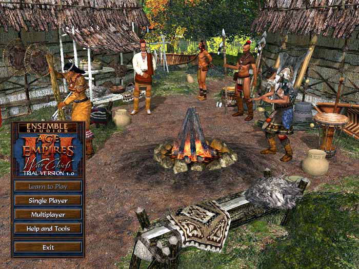 age of empires iii the warchiefs demo