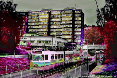 spårvagn gärdsås torg där vid lidl fotoutställning bergsjön gärdsås galaxen fotoklubben nyans