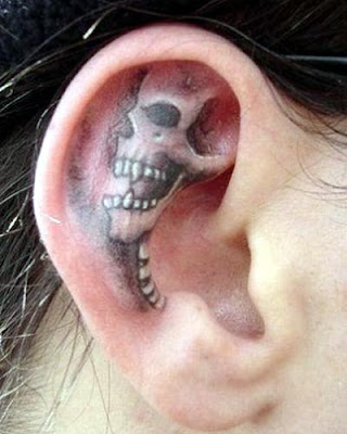 ear ink tattoos
