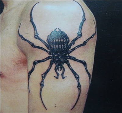 tattoos spider man