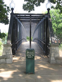 Bridge between Ashburn-Coppock Park and South Bluff Bridge between Ashburn-Coppock Park and South Bluff