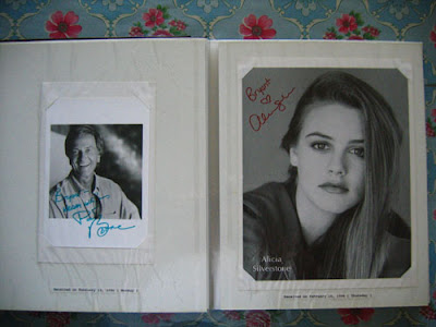 Pat Boone (left) and Alicia Silverstone (right)