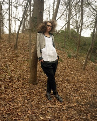 Amanda Horrigan Parsons thesis cropped jacket over pants @ Dream Sequins