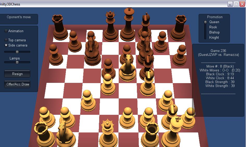 Chess 3D game build on Unity for android and IOS platfrom