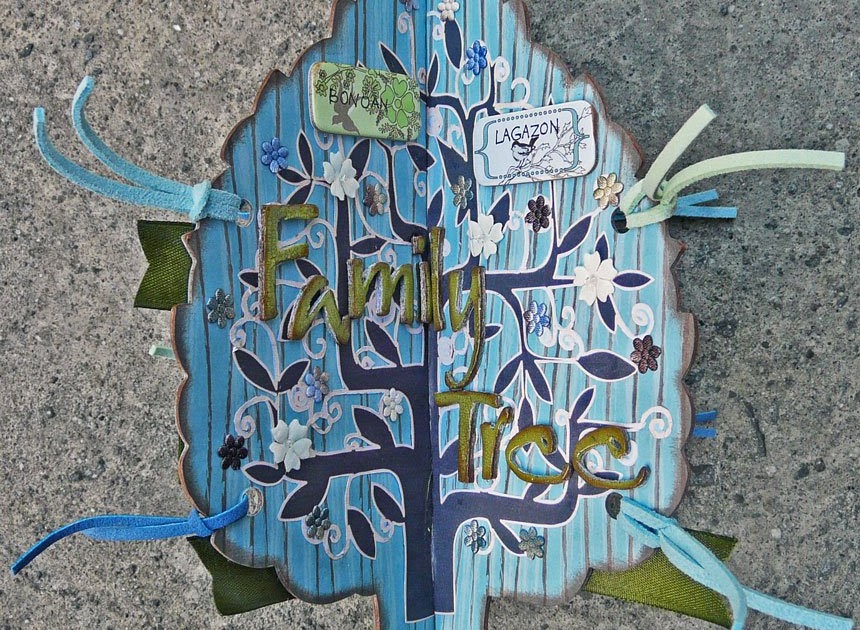 EyeCandyScrap Visual Creations November GDT Project 1 3D Family Tree