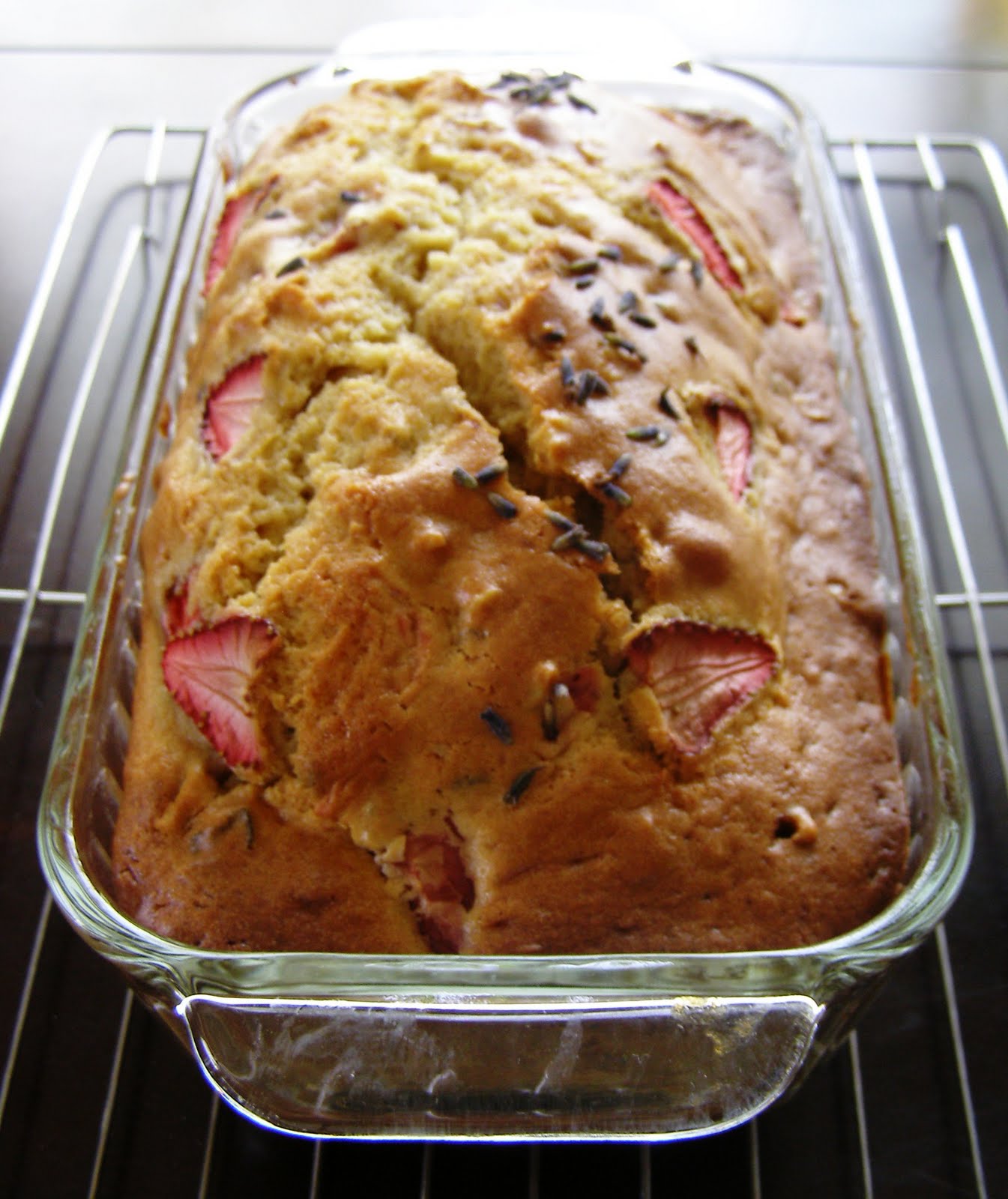 Panda le Chef Strawberry Lavender Bread