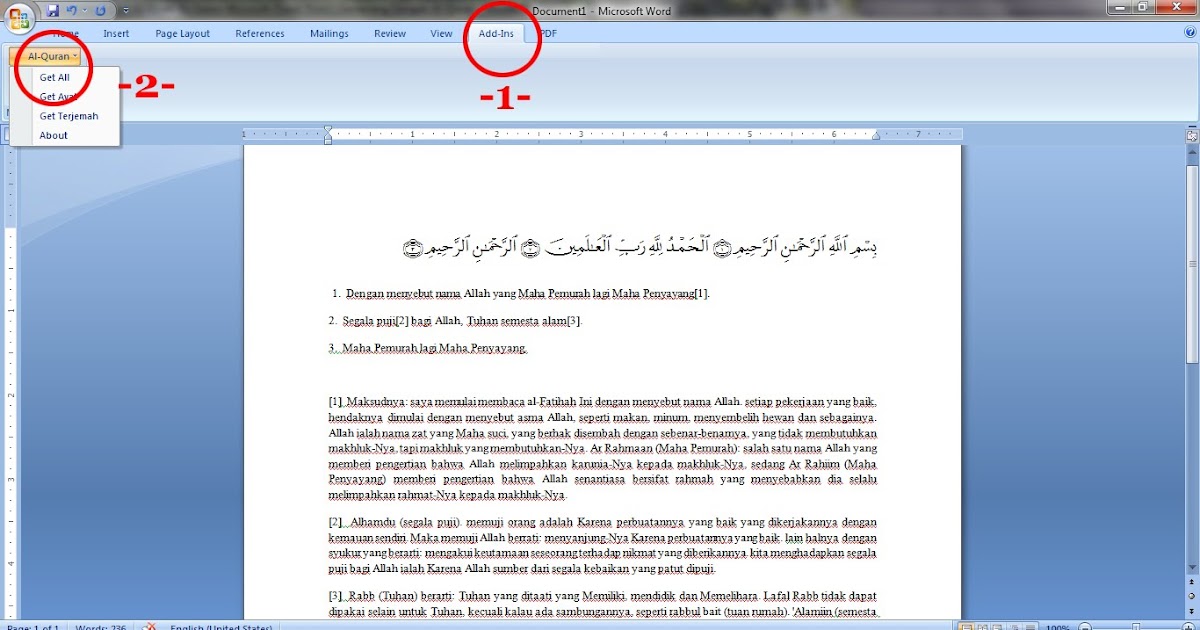 Almansuqie Tips Tutorial Blog Memasukkan Quran Dalam Powerpoint