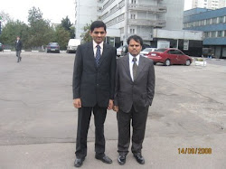 Kushal and Rishi P. Rijal in Moscow