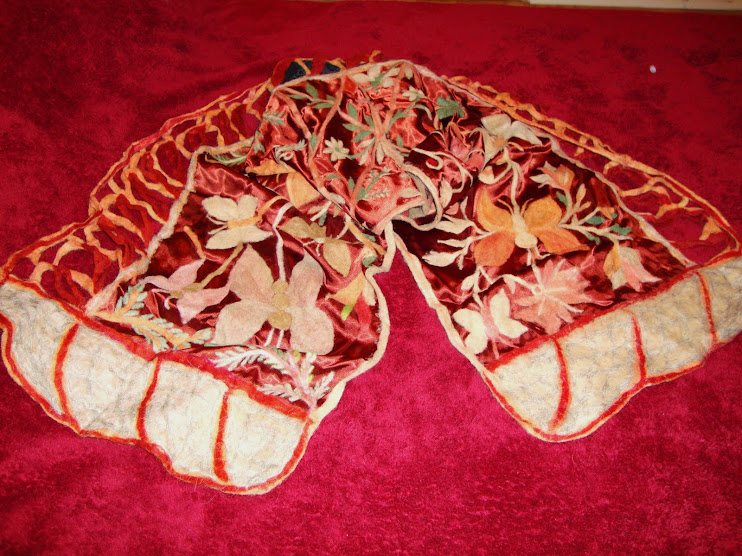 "Butterfly" Scarf made from wool on silk US $ 200