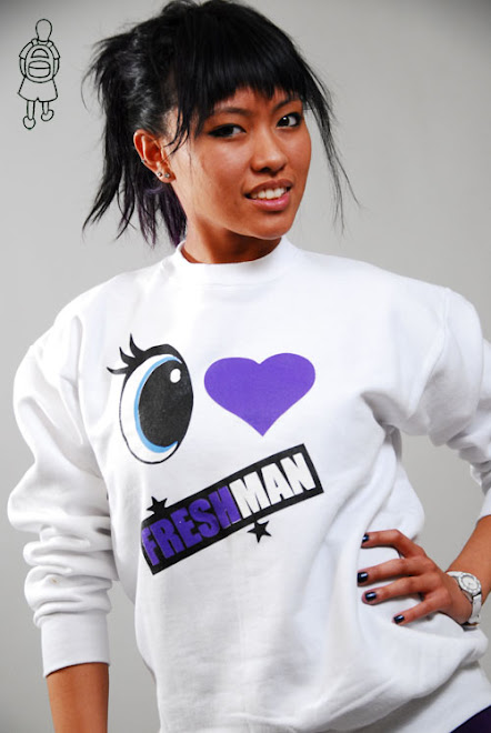 Emily in I heart Freshman Crewneck