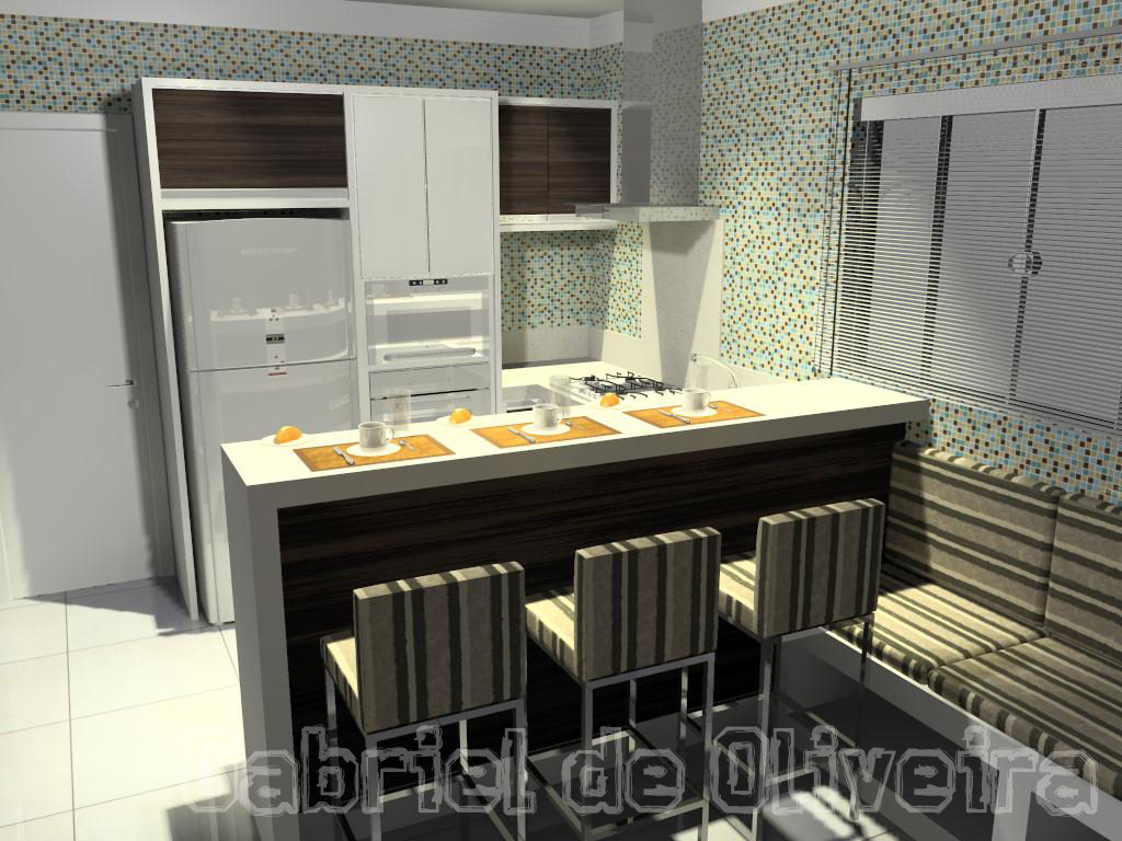 #C0800B Cozinhas compactas 1024x768 px Projetos Para Cozinhas Compactas #883 imagens