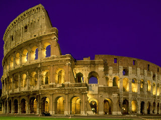 The Colosseum at Night, Rome, Italy Pictures