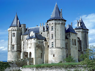 Castle Saumur, France Wallpapers