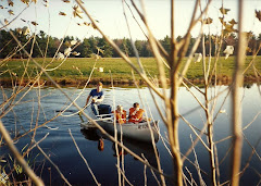 Canoing on Pond in Maine