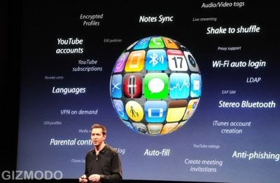 Apple iPhone 3.0 softver update Apple iPhone 3.0 softver update
