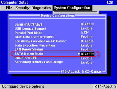 install Windows-XP-SP2 laptop-HP-Compaq-6820S SATA-native-mode install Windows-XP-SP2 laptop-HP-Compaq-6820S SATA-native-mode