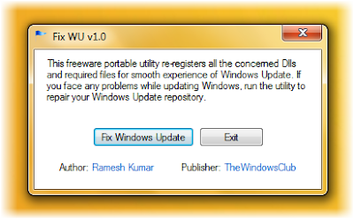 Download Fix WU Utility - obnovite i ispravite Windows Update Download Fix WU Utility - obnovite i ispravite Windows Update