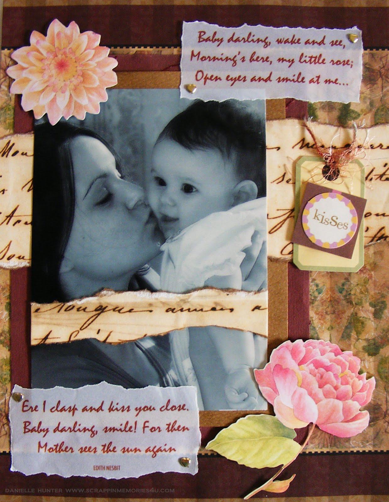 baby scrapbook pages