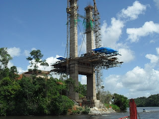 Le chantier du pont