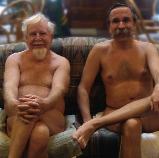 Eric Jarvis (on left) at Bare Oaks in 2008