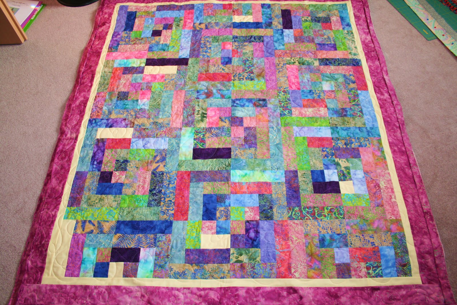 it's not material...it's spiritual easter evening, quilts with and