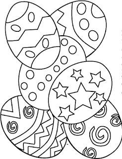 Easter kids coloring pages free Easter eggs download Christian line art pictures and images